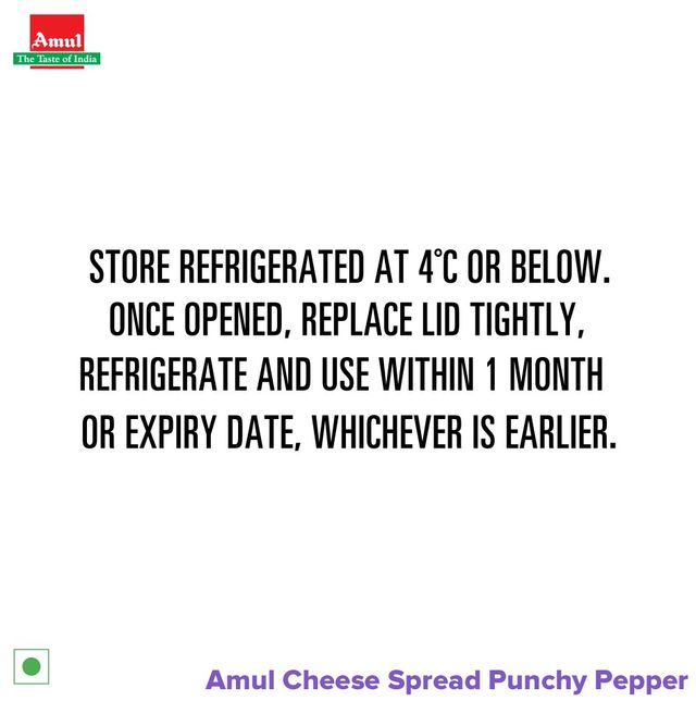 Amul Cheese Spread - Pepper