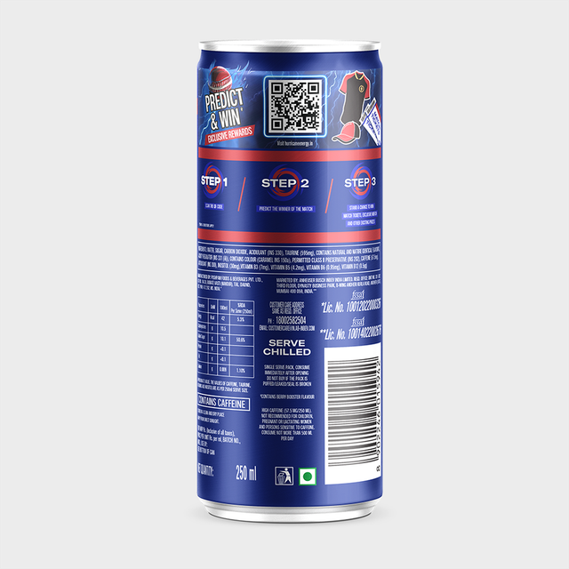 Hurricane Berry Blast Energy Drink