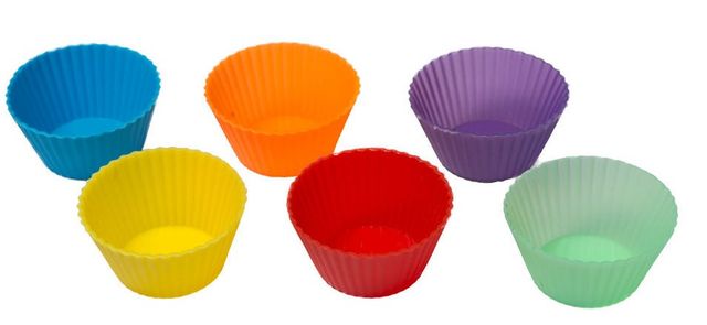 Spine Silicone Muffin Mould Round- Set Of 6