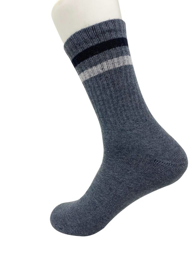 Englo Men's Striped Cotton Blend Socks | Assorted - Free Size