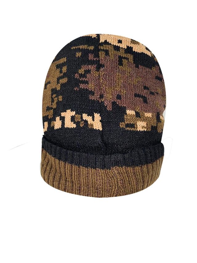 Englo Men's Camouflage Wool Winter Cap | Assorted - Free Size