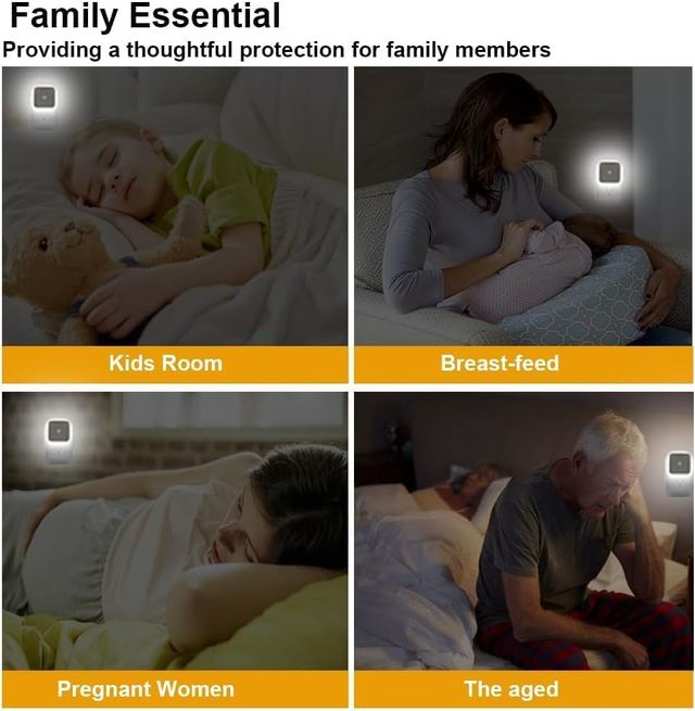 Desidiya Sensor Light,Bedroom Bed Side Home, Automatic Onoff Led Lights, 0.5W Lamp
