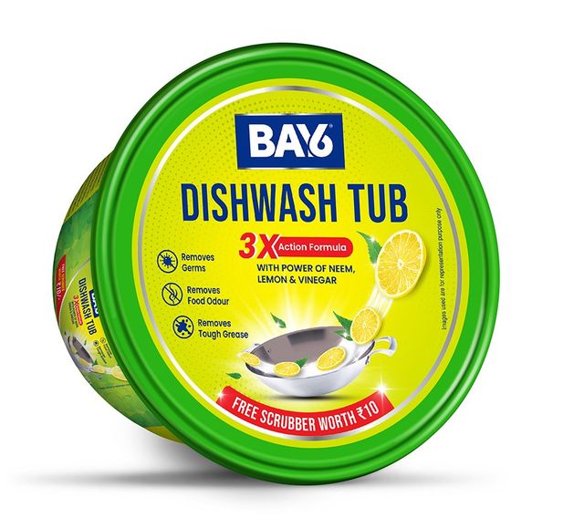 BAY6 Dishwashbar Tub with Free Scrubber
