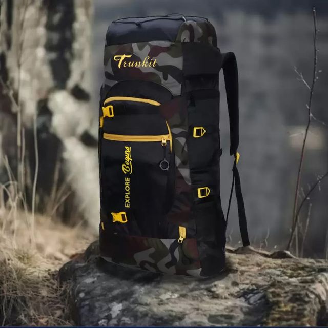 Trunkit [TP60-01 Army] WATERPROOF TREKKING BAG - 60 L (Green)