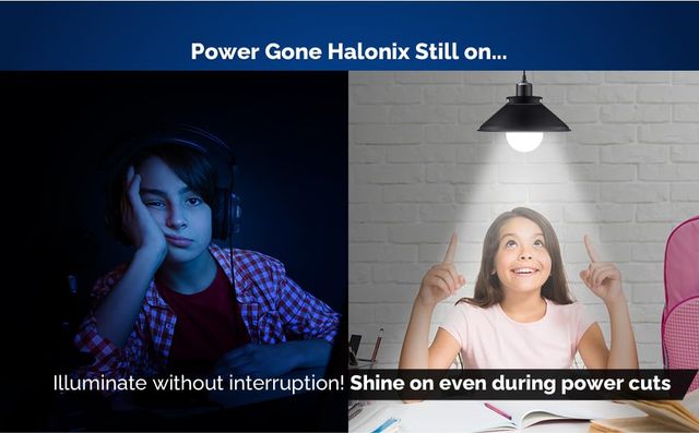 Halonix 14W B22 Rechargeable Emergency Light Inverter Led Bulb