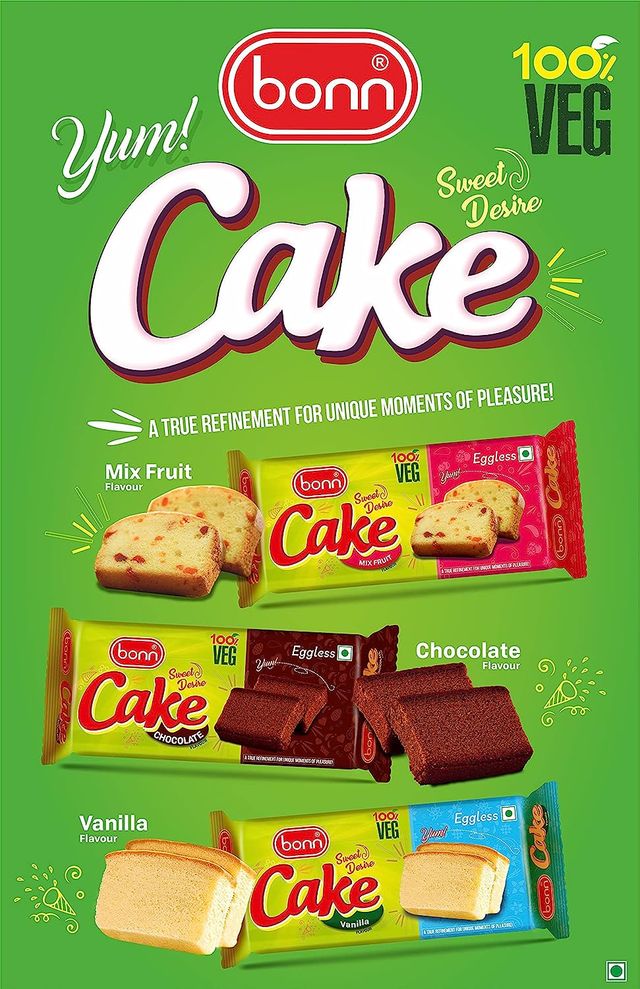 Bonn Sweet Desire Combo Of Mix Fruit, Vanilla, Chocolate Fruit Cake