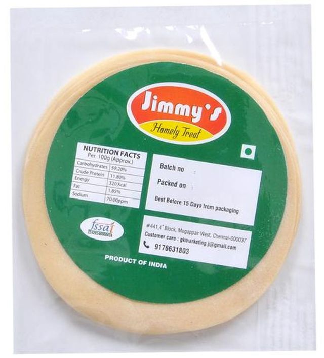 Jimmy's Kerala Pappadam