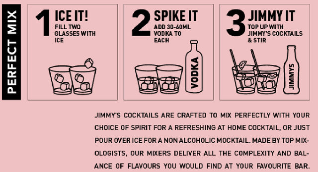 Jimmy's Cocktails Cosmopolitan Cocktail Combo