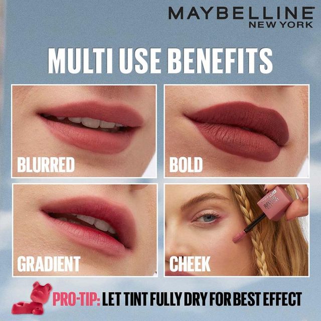 Maybelline New York Superstay Teddy Tint - Lip And Cheek Color - Coquettish
