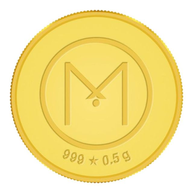 Gold Bar Malabar Malabar Gold Diamonds 24K 999 Pure Gold Coin