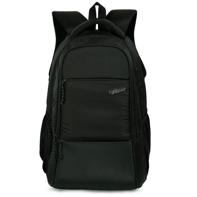 F Gear Unisex Solid Polyester 32 L Laptop Backpack | Black