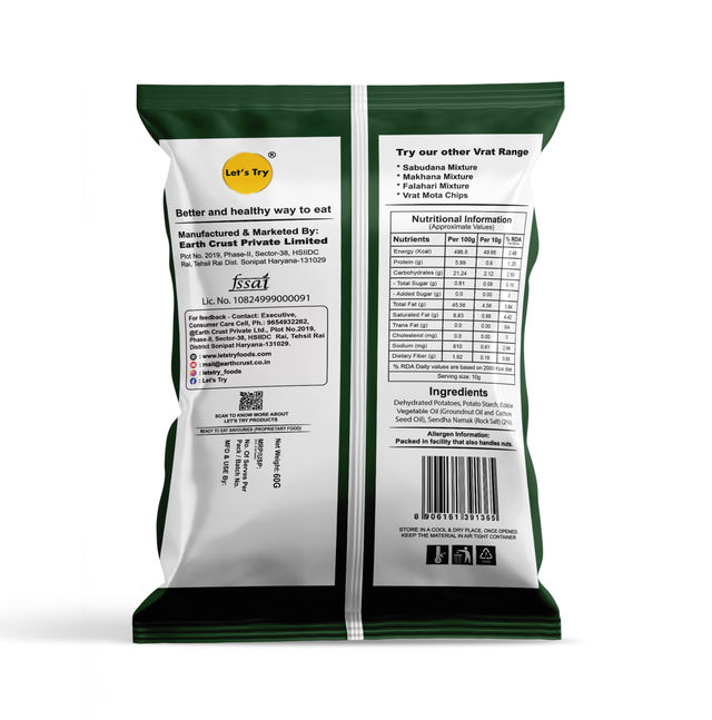 Let's Try Lite Snacks Sticks | Vrat | Fasting Chips