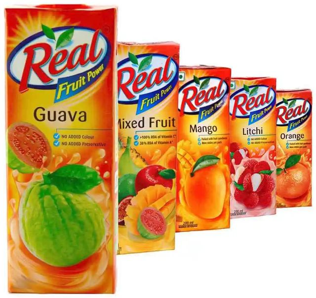Real Fruit Power- Pomegranate Juice Tetrapack 180 ml Combo