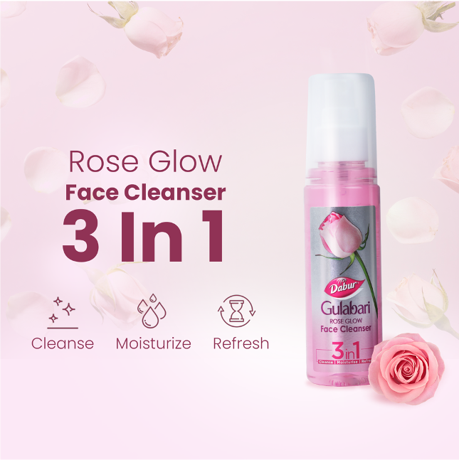 Dabur Gulabari Rose Glow Face Cleanse