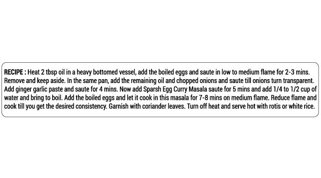 Sparsh Egg Curry Masala