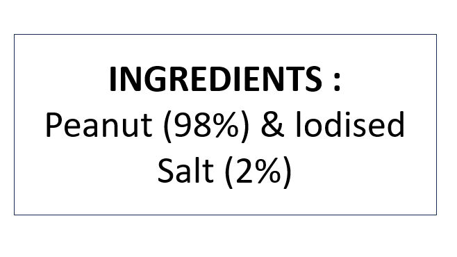 Charliee Salted Peanuts 185 g Combo