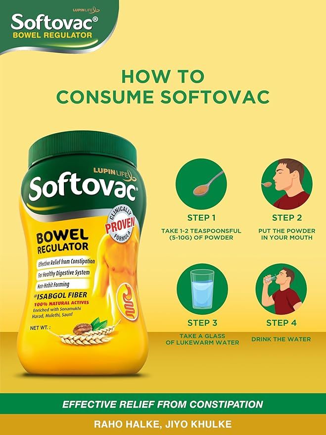 Softovac SF Bowel Regulator Powder 450g