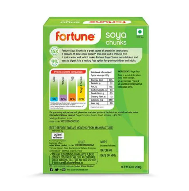 Fortune Soya Chunks 225 g Combo