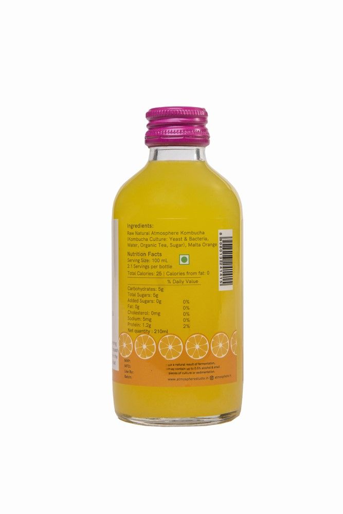ATMOSPHERE STUDIO Malta Orange Kombucha