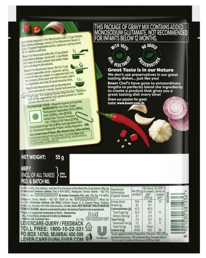 Knorr Chinese Manchurian Gravy Mix