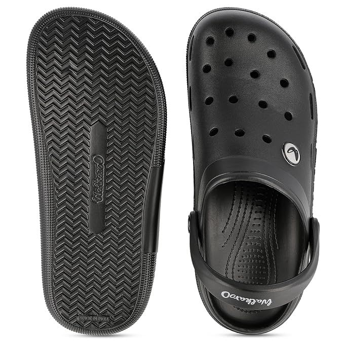 Walkaroo Men's Clogs - WC4843 Black UK9