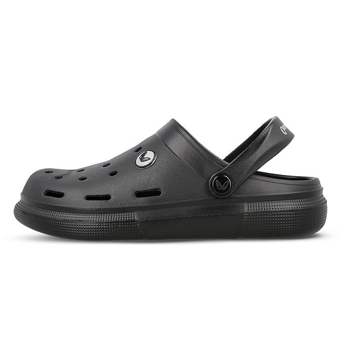Walkaroo Men's Clogs - WC4843 Black UK9