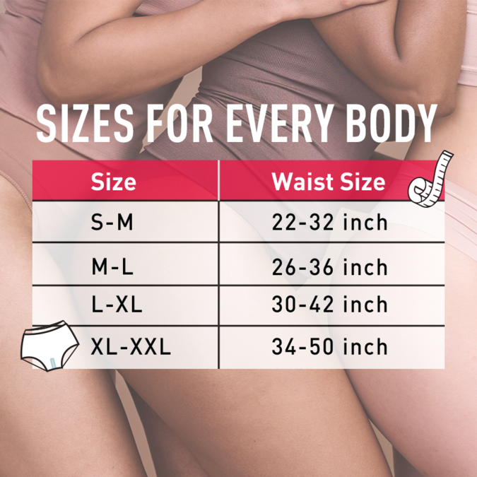 Sirona Disposable Period Panties | XL-XXL
