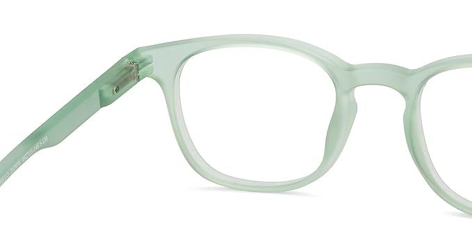 Lenskart Hustlr Unisex TR90 Computer Glasses | Jade Green - Small