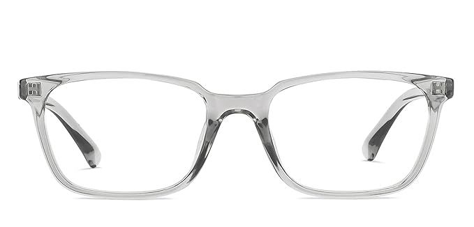 Lenskart Blu Unisex TR90 Computer Glasses | Grey Transparent - M