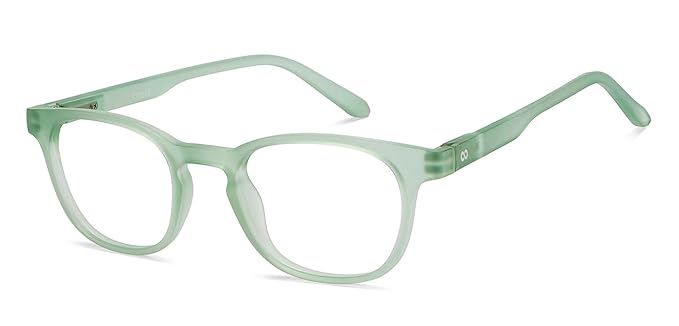 Lenskart Hustlr Unisex TR90 Computer Glasses | Jade Green - Small