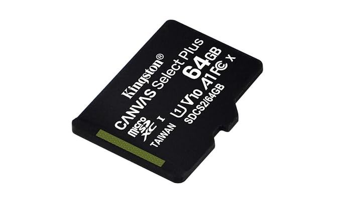 Kingston Canvas Select Plus 64Gb Microsd Card Class 10 Uhs-I 100Mb/S With Adapter (Sdcs2/64Gbin)