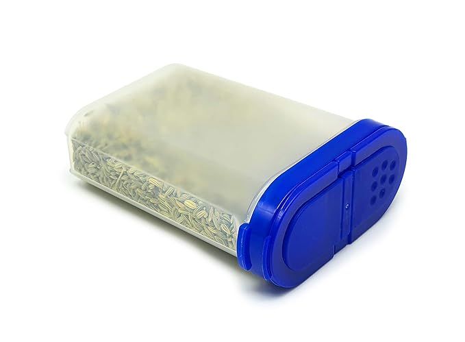 Mahaware Modular Wonder Spice Sprinkler | Fridge safe Container | 275ml (Set of 4) (Blue)