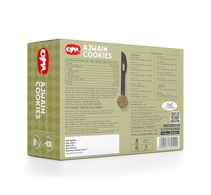 Om Sweets Ajwain Cookies