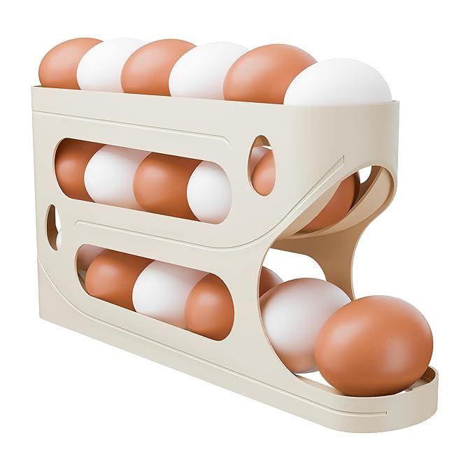 Tex-Ro Off White Plastic Eggs/Lemon Holder