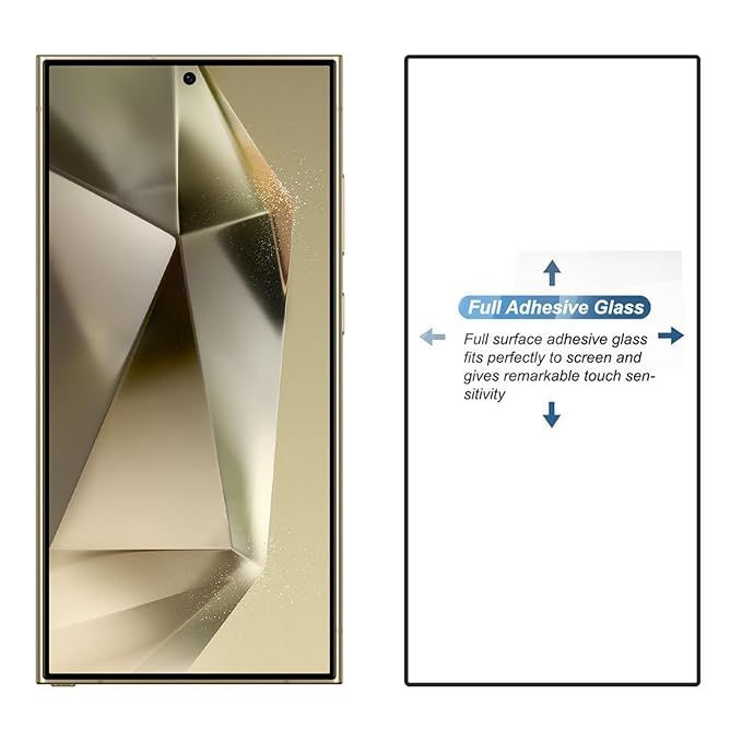 Techvor Tempered Glass for Samsung Galaxy S24 Ultra With Easy Installation Kit for Smartphone