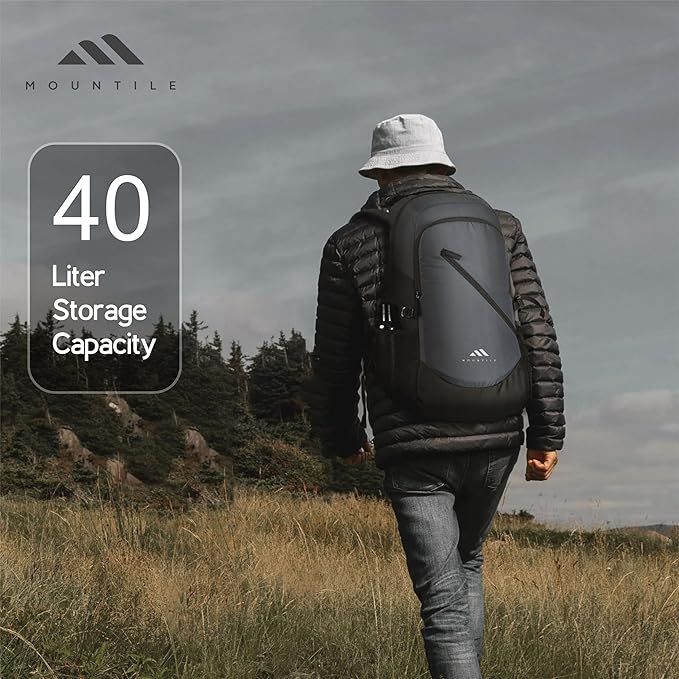 Mountile Unisex Polyester 40 L Rucksack | Grey