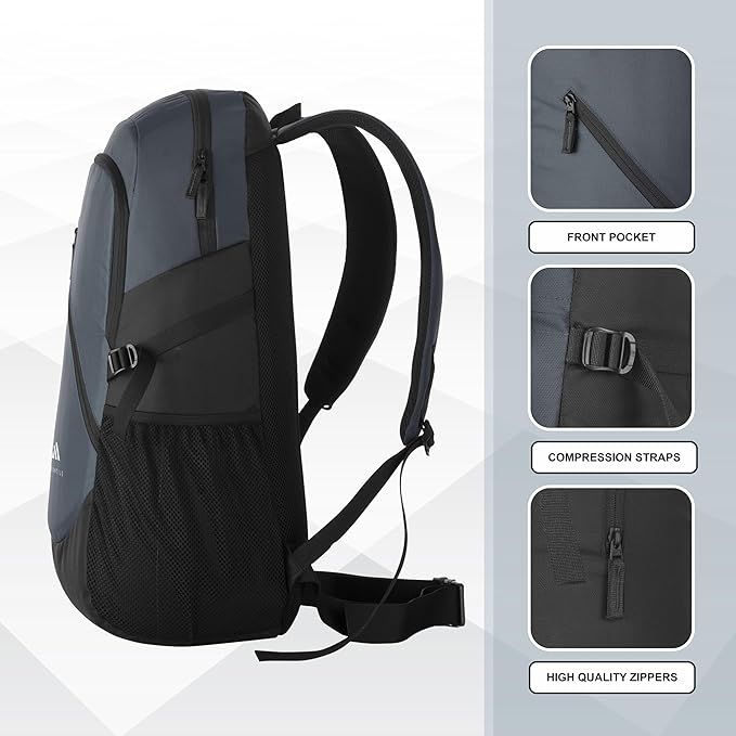 Mountile Unisex Polyester 40 L Rucksack | Grey