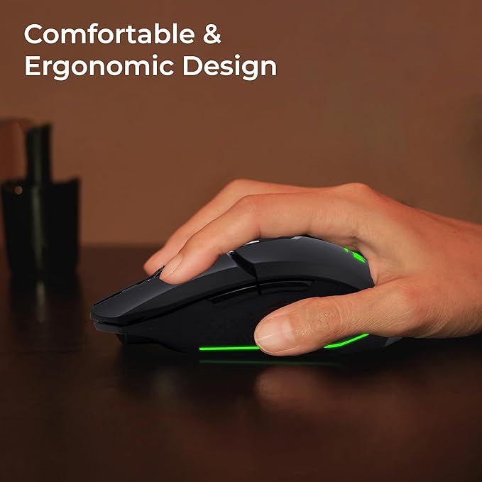Zebronics Shark Lite Gaming Mouse, 4600Dpi, Comfortable & Ergonomic, Rgb Lights, 6 Buttons