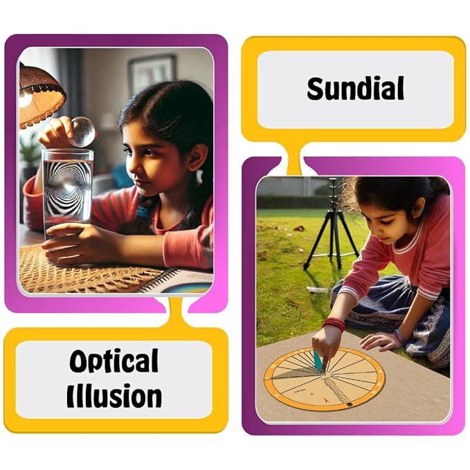 Physics Wallah Light Shadow & Optical Instrument Kit | Multicolor