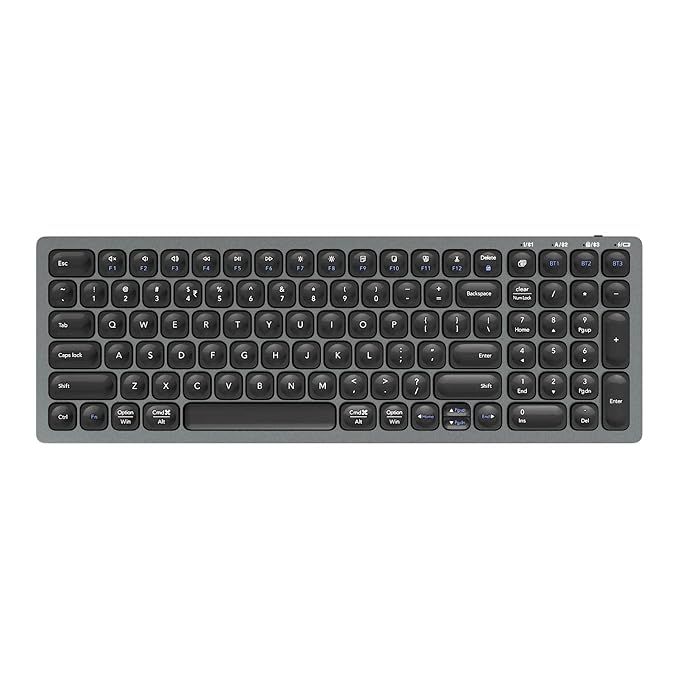 Zebronics K5001Mw Bluetooth 5.0 Keyboard For Mac, Windows, Android, Up To 3 Connections Type C