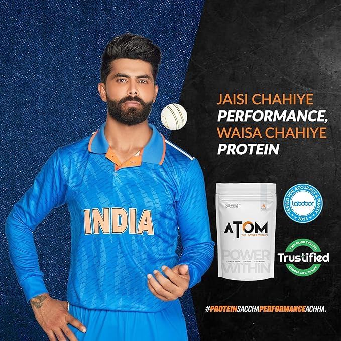 AS-IT-IS ATOM Whey Protein 27G Protein Choco Hazel Fusion