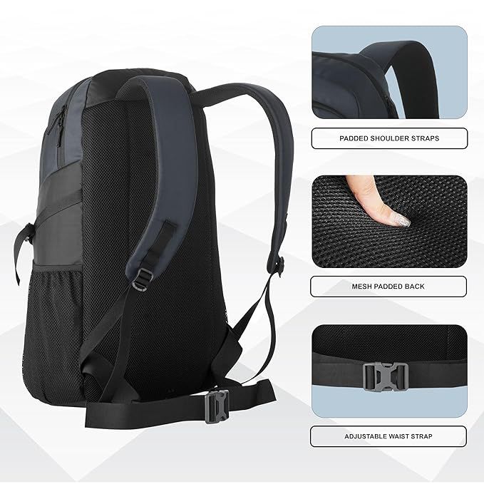Mountile Unisex Polyester 40 L Rucksack | Grey