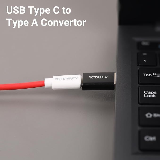 Zebronics Cta1 Usb Type C To Type A Converter, Usb 3.0, High-Speed Data Transfer Compatible Devices
