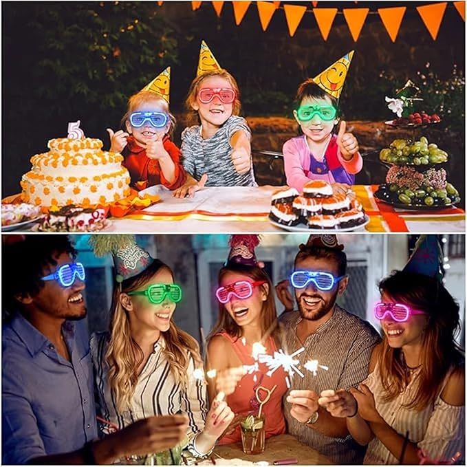 Let's Vybe Party Led Goggles - Set Of 3
