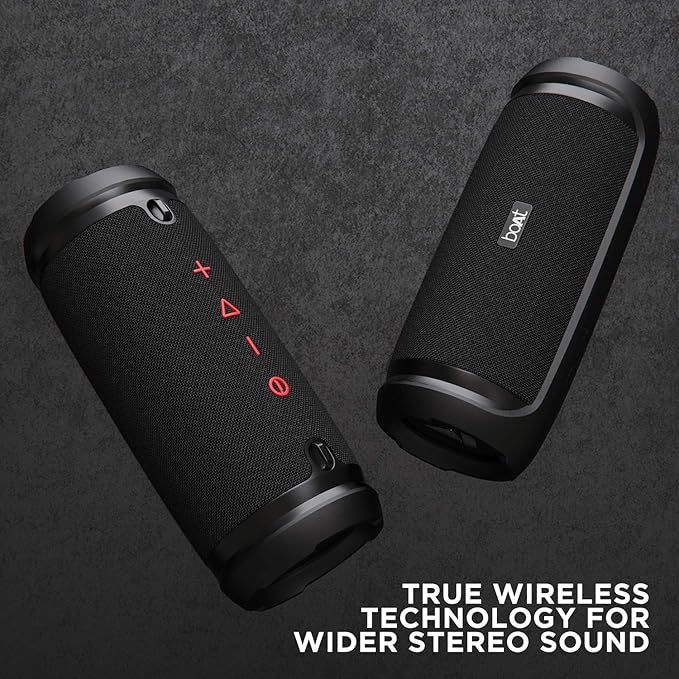 boAt Stone 1500 40W Portable Wireless Speaker with Roaring Sound, Dual EQs, Type-C (Active Black)