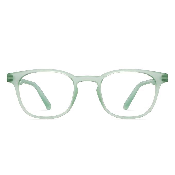 Lenskart Hustlr Unisex TR90 Computer Glasses | Jade Green - Small