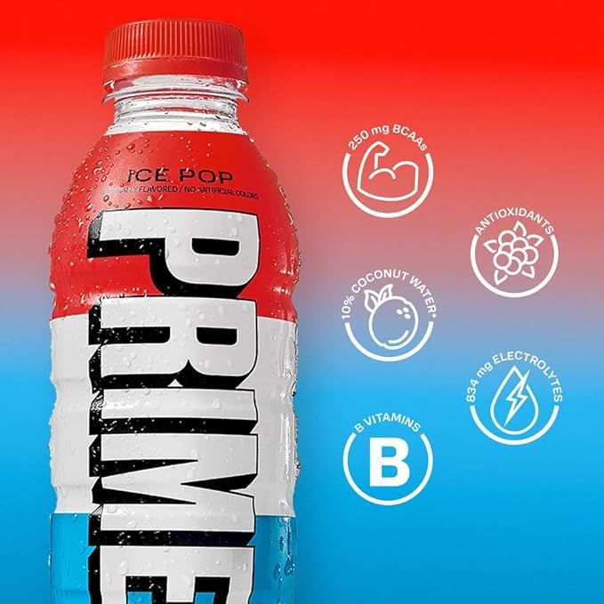 Prime Hydration Ice Pop 500 ml Combo