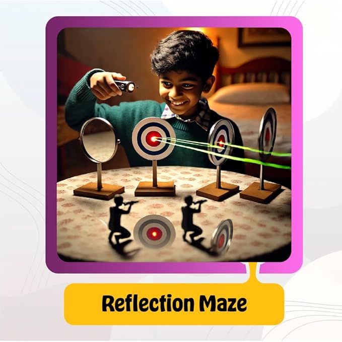 Physics Wallah Light Shadow & Optical Instrument Kit | Multicolor