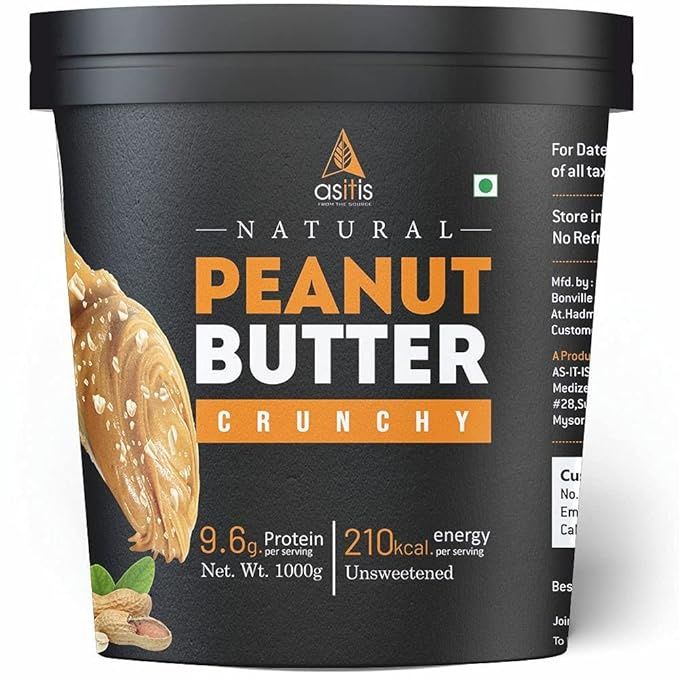 AS-IT-IS Peanut Butter Crunchy | Unflavoured