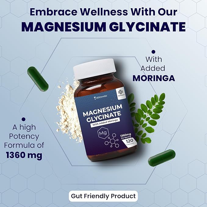 Zeroharm Magnesium Glycinate Capsules 120 pcs